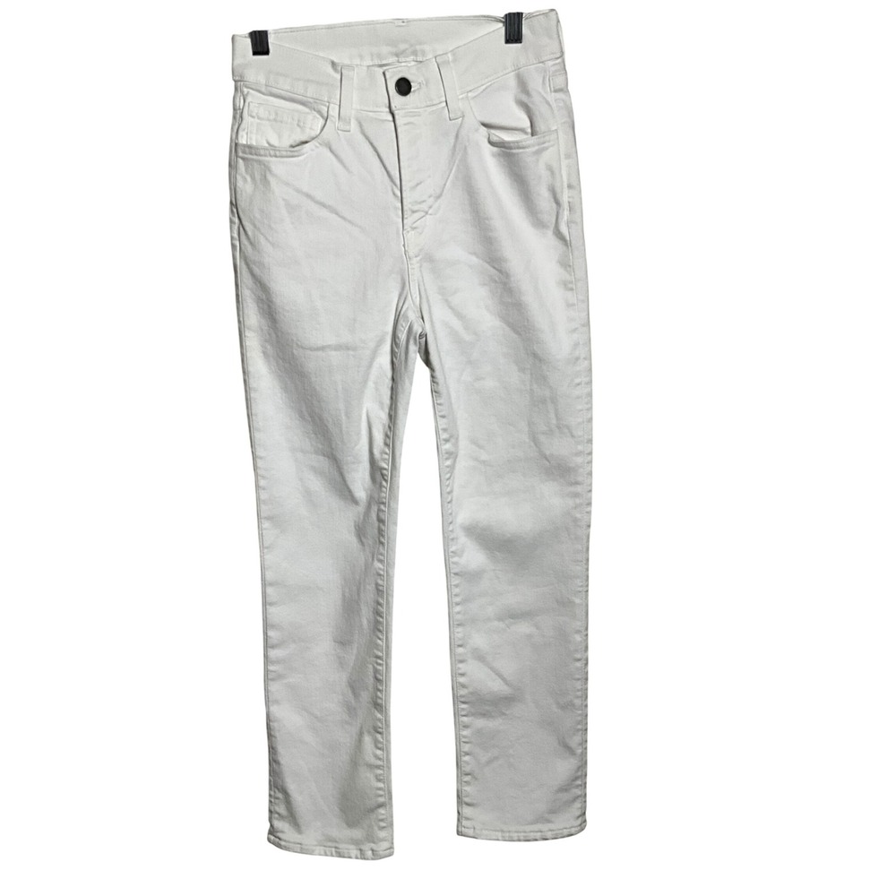Edwin Jeans Womens Size 25 White Wash Denim Casual Straight Leg Pants
